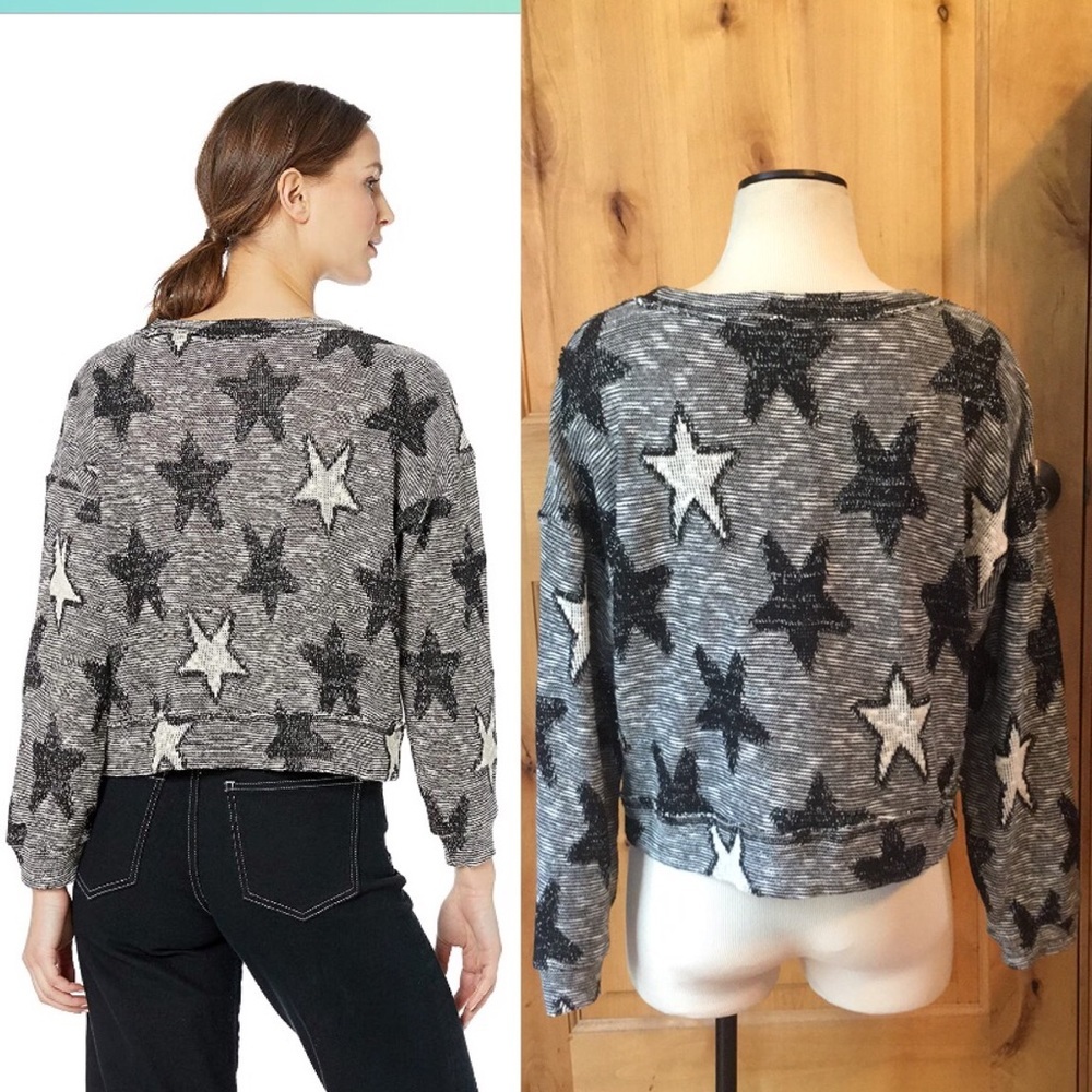 SPLENDID Stargazer Pullover Sweater Top EUC M - Picture 2 of 12